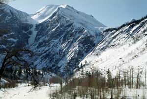 долина р.Молокон Байкальский, водопад Стеклянная Лента