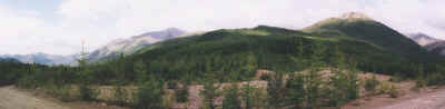 Вид с безымянного перевала (панорама)