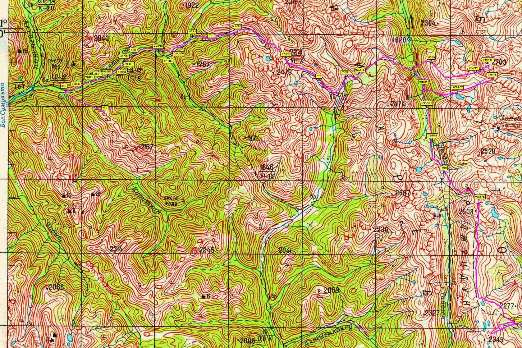 пеший переход на Сумульту - 1